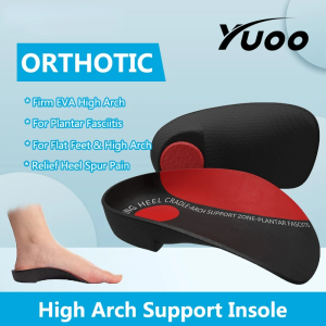 Yuoo 1 Đôi Đế Lót Chỉnh Hình Cho Giày Đế Bằng Correction Đệm Gan Bàn Chân Viêm Cân Gan Chân Đế Lót Chỉnh Hình S Nam/Nữ Chăm Sóc Bàn Chân Chèn