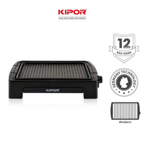 Bếp nướng điện không khói KIPOR KP-GR4926 - Khay nướng rời chống dính WHITFORD của USA khay dầu thừa dễ tháo lắp vệ sinh - Bảo hành tại nhà 12 tháng