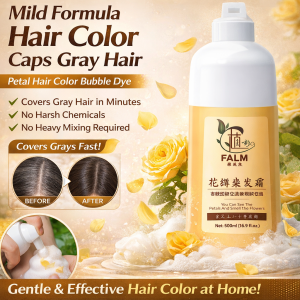 🌸Gentle Floral Hair Dye Lotion✨ Fast Coloring Vibrant & Natural Long-Lasting Color With Creamy Foam Easy Application Hair Color Cream For Natural Look