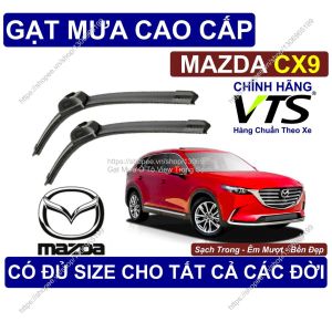 Gạt Mưa Sạch Êm Bền Kính Lái Mazda CX9 Cặp Gạt Mưa Kính Lái Mazda CX9 Có Đủ Size Cho Các Đời Xe Mazda CX9