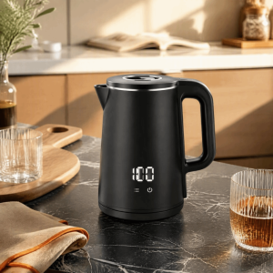 TEWUB Digital Display Electric Kettle Temperature Settings Touch Screen Smart Kettle Automatic Shut-off Keep Warm Function Water Boiler Home Use