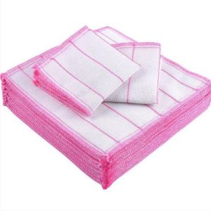 5/10PCS Dishcloth Microfiber Kitchen Towel Absorbent Non-stick Oil Reusable Kitchen Cleaning Dish