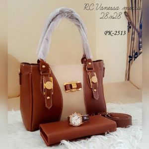 Tas Paket 3in1 vanessa Merah PK-2516
