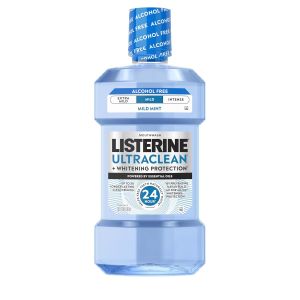 Listerine Ultraclean-Free Mild Mouthwash + Whitening Protection* Free Tartar Control Oral Rinse Provides Fresh Breath. Mild Arctic Mint Flavor 1L