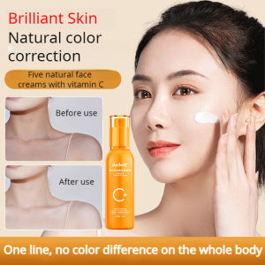✨ Body Whitening Cream / Natural Moisturizing Skin Brightening Cream For Women / Gentle Formula / Face & Body Tone-Up / Lightweight Texture / HFH Five-Fold Vitamin C Natural Tone-Up Cream