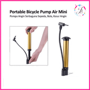 JA POMPA ANGIN BAN SEPEDA MINI PORTABLE / POMPA BOLA / POMPA KOLAM RENANG PLASTIK SERBAGUNA