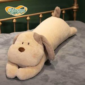 Aoduoyaya Soft Long Lying Dog Plush Toys Stuffed Animal Puppy Sleep Cushion Pillow Dolls for Children Birthday Xmas Gift