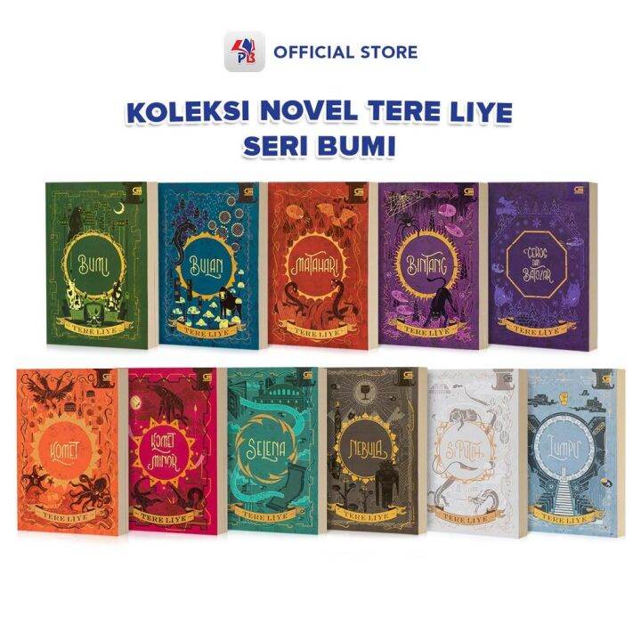 Buku Novel Bebas Pilih Judul Series Bumi Bibigil Sagaras Dan Lainya ...