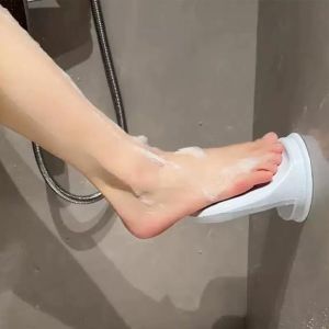 Shaving Foot Rest Suction Cup PVC Foot Resting Tool Space-Saving Wall Mounted Footrest Leg Footrest for Bathroom Shower