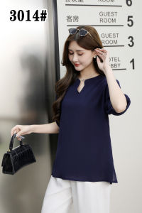 SHOP HAUL Plus Size Formal Blouse for Women can fit to XL-2XL #3014