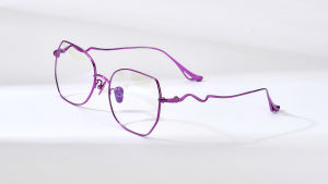 FONEX Pure Titanium Glasses Frame Women Fashion Brand Design Big Oversize Square Eyeglasses Ultralight Japanese Custom Optical Eyewear 8561