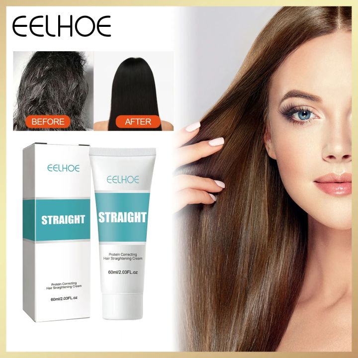 Hair Straight Cream Straight Hair Protein Correcting Hair Straightening Cream Hair NutritionStyling Fast Smoothing Collagen For Deep Curly Hair Treatment Replenish Silk Gloss Hair Straightening Cream ...