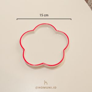 Jeju Tableware Piring Mangkuk Bunga Merah ala Korea Aesthetic/Ceramic Plate & Bowl Dinner Set
