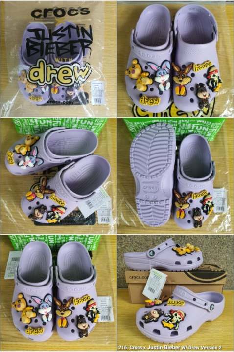 Justin bieber crocs retail price hot sale