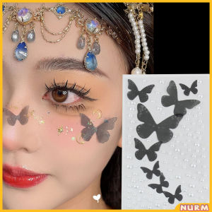 Nurm Butterfly Sticker Accessories Eye Corner Makeup Bright Diamond Tear Stage Face Decoration