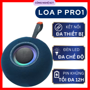 ( LOA XỊN ) Loa Bluetooth Kết Nối Không Dây P Pro 1 - Âm Thanh Hay Bass Mạnh Mẽ Thiết Kế Nhỏ Gọn Âm Thanh Sống Động và Bảo Vệ Kháng Nước IP67