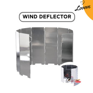 Wind Deflector/Penahan Angin Kompor Portable Camping Outdoor