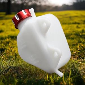 [caichuitan] Motorcycle Tank Radiator Water Bottle Coolant Reservoir For Kawasaki KLX250 1994-2007 Plastic Engine Parts