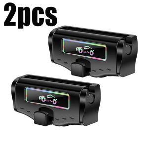 2Pcs Car Seat Belt Limiter Buckle Retainer for Benz for BMW for Audi for Honda for Toyota Customized Car LOGO Interior Accessories
