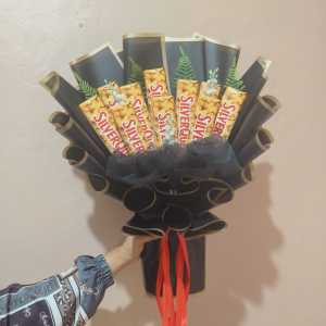 buket besar coklat silverquen isi 10 pcs / kado ulang tahun / hadiah wisuda | wedding | tunangan
