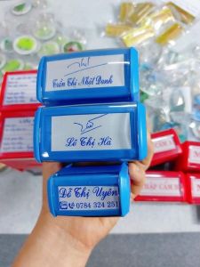 Khắc Con dấu chữ ký nét nhiều kích thước màu sắc ( tên hoặc mỗi chữ ký)