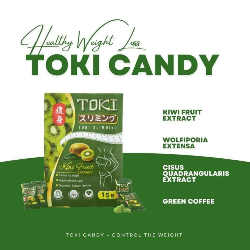 Best Seller Toki Slimming Candy from Japan made with Kiwi