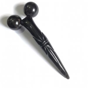 [FREESHIP MAX]Cây lăn massage mặt bằng sừng trâu đen (MH835) Nâng cơ trẻ hóa làn da