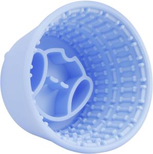Bát liếm chậm cho chó thảm liếm giảm lo âu cho chó dụng cụ phân phát thức ăn chống sặc chống trượt bát liếm chậm bằng silicon bát ăn chậm tương tác cho thú cưng (màu xanh)