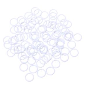 Bra O Rings100pcs Metal Bra Strap Adjuster Slider O Rings Replacement for Bathing Suits Garters Girdles Corsets