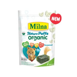 MILNA Nature Puff Organic 8+ Makanan Mpasi Snack Bayi 15g