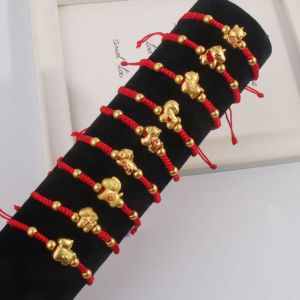 LITUILI Chinese Style Horse Year Bracelet 2026 2026 Horse Year New Year Hand Rope Lucky Pony Red Rope Unique Jewelry Accessories Fortune Bracelet Gift