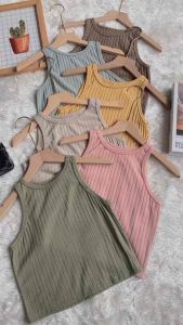 ATASAN WANITA CROP/TOP SHIRT ARZELA Ld:70cm(stretchy/melar)