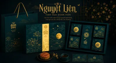 🌕 Vỏ Hộp Bánh Trung Thu 2026 Mẫu Mới (Hộp đựng 4 bánh): Thiết Kế Tinh Tế | Mẫu Mã Đa Dạng