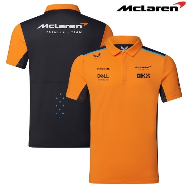 High quality stock 2023 Newest F1 Racing Suit Mclaren Team POLO