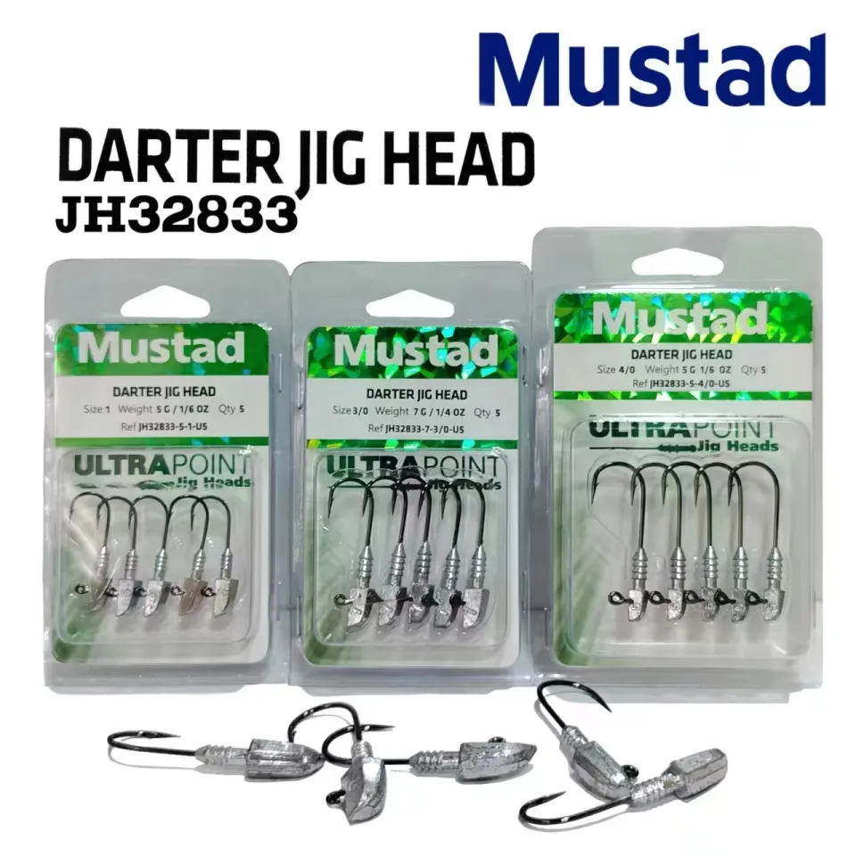 MUSTAD DARTER JIG HEAD FISHING HOOK (JH32833)