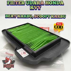 FILTER UDARA SARINGAN UDARA HONDA KVY KUALITAS ASLI ORIGINAL UNTUK MOTOR BEAT KARBU SCOOPY KARBU
