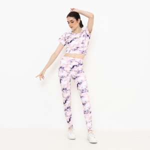 AFS SPORTWEAR Setelan Zumba Model Crop Silang/Setelan Olahragah Yoga Gym Fitness Aerobik Zumba