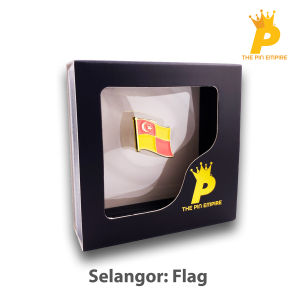 THE PIN EMPIRE Selangor Enamel Lapel Pin Collar Pin