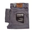Uvall Celana Jeans Denim Panjang Pria Jumbo Standar Reguler Fit Cowok Hitam Pekat. 