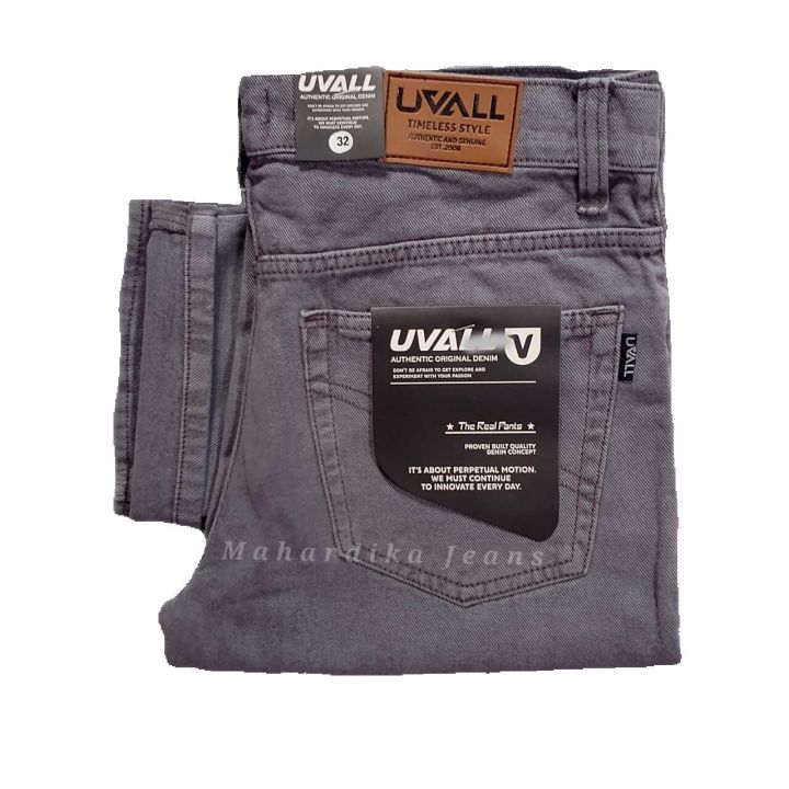 Uvall%20Celana%20Jeans%20Denim%20Panjang%20Pria%20Jumbo%20Standar%20Reguler%20Fit%20Cowok%20Hitam%20Pekat%20-%20Image%209