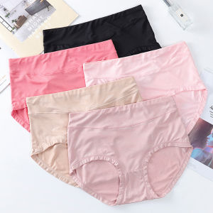 Shining Glamour #969 กางเกงในเอวสูงพิมพ์ลายกุหลาบ ผ้าไนลอน แห้งไว ตัดเย็บอย่างดีสวมใส่สบาย