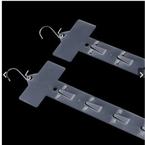 10/20/30Pcs Supermarket Snacks Hanging Strips Plastic Hanger for Store Snacks Display Hanger Hooks