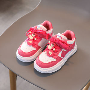 Giày Bé Gái Bé Trai Mẫu Mới Hot Hit Đính Gấu Thỏ Sticker Xinh Xinh Nhẹ Êm Mềm Size 25-36 (111)