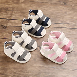Fashion Korean Sandals Anti-Slip Mixed Color Toddler Soft Soled Prewalker Baby Shoes 0-18M