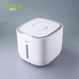 5/10L Kitchen Rice Bucket container Insect-Proof & Moisture-Proof Double layer Sealed Rice Dispenser Mildew-Proof / Rainbow