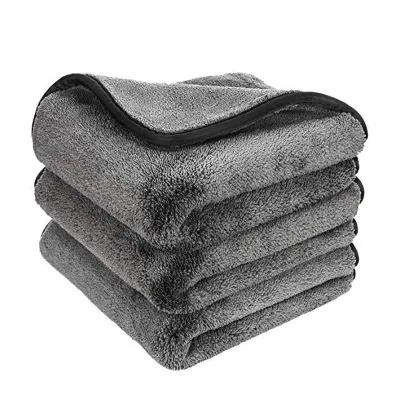 SEAMETAL 1200GSM Coral Velvet Car Wash Towel 40cm*40cm Super Absorbent Car Wiper Wipe Glass Cloth Car Cleaning Tool