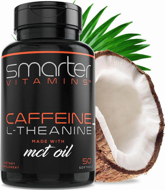 SmarterVitamins 200mg Caffeine Pills - MCT Oil From 100% Coconuts ...