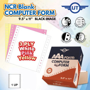 AAA Form 3ply Color WPY NCR Colour Computer Form ( White / Pink / Yellow ) 250 FANS / Dot Matrix Printer Computer Paper