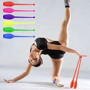 Multicolor Rhythm Fitness Training Competition Plastic Bar Rhythmic Gymnastics Barfor Children Adults