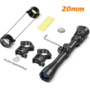 【Shipping From Philippines/COD】100% Original Tactical Compact Optical Sight Scope 3-9X40EG Red/Green Illumination Reticle Telescopic Sights Scope for 11/20mm Rail